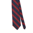Front Front Detail of Vintage 1990's Brooks Brothers Striped Patterned Tie