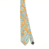 Front Front of Vintage Paisley Patterned Tie