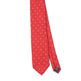 Front Front Detail of Vintage Jos. A. Bank Polka Dot Patterned Tie