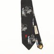 Front Front Detail of Vintage 1980's Sketch Abstract Patterned Tie