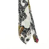 Front Detail of Vintage 1990's Abstract Patterned Tie