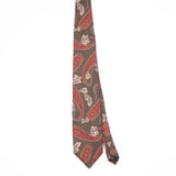 Front Front of Vintage 1990's Paisley Patterned Tie