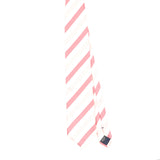 Front Front of Vintage 1990's Canali Striped Patterned Tie
