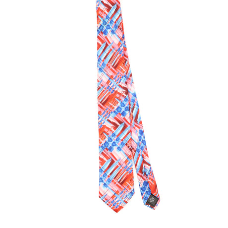 Front Front of Vintage Jerry Garcia Abstract Patterned Tie