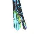 Front Front Detail of Vintage Jerry Garcia New York At Night Abstract Patterned Tie