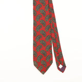 Front Detail of Vintage 1990's Gant Paisley Patterned Tie