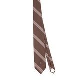 Front Front of Vintage 1990's Christian Dior Striped Patterned Tie