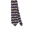 Front Detail of Vintage Alexander Julian Geometric Patterned Tie