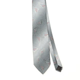 Front Front Detail of Vintage 1990's Towncraft Geometric Patterned Tie
