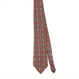 Front of Vintage 1990's Claybrooke Geometric Patterned Tie