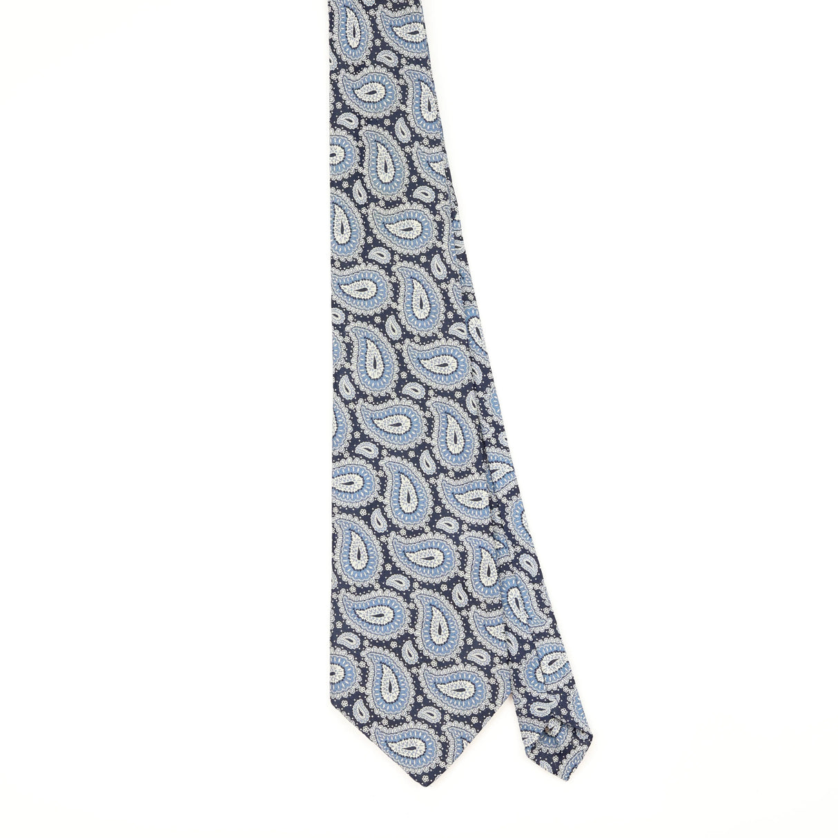 Front Front of Vintage 1980's Tootal Paisley Patterned Tie
