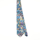 Front Front of Vintage 1990's Liberty of London Tana Lawn Floral Patterned Tie