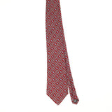 Front of Vintage 1990's John Henry Geometric Patterned Tie