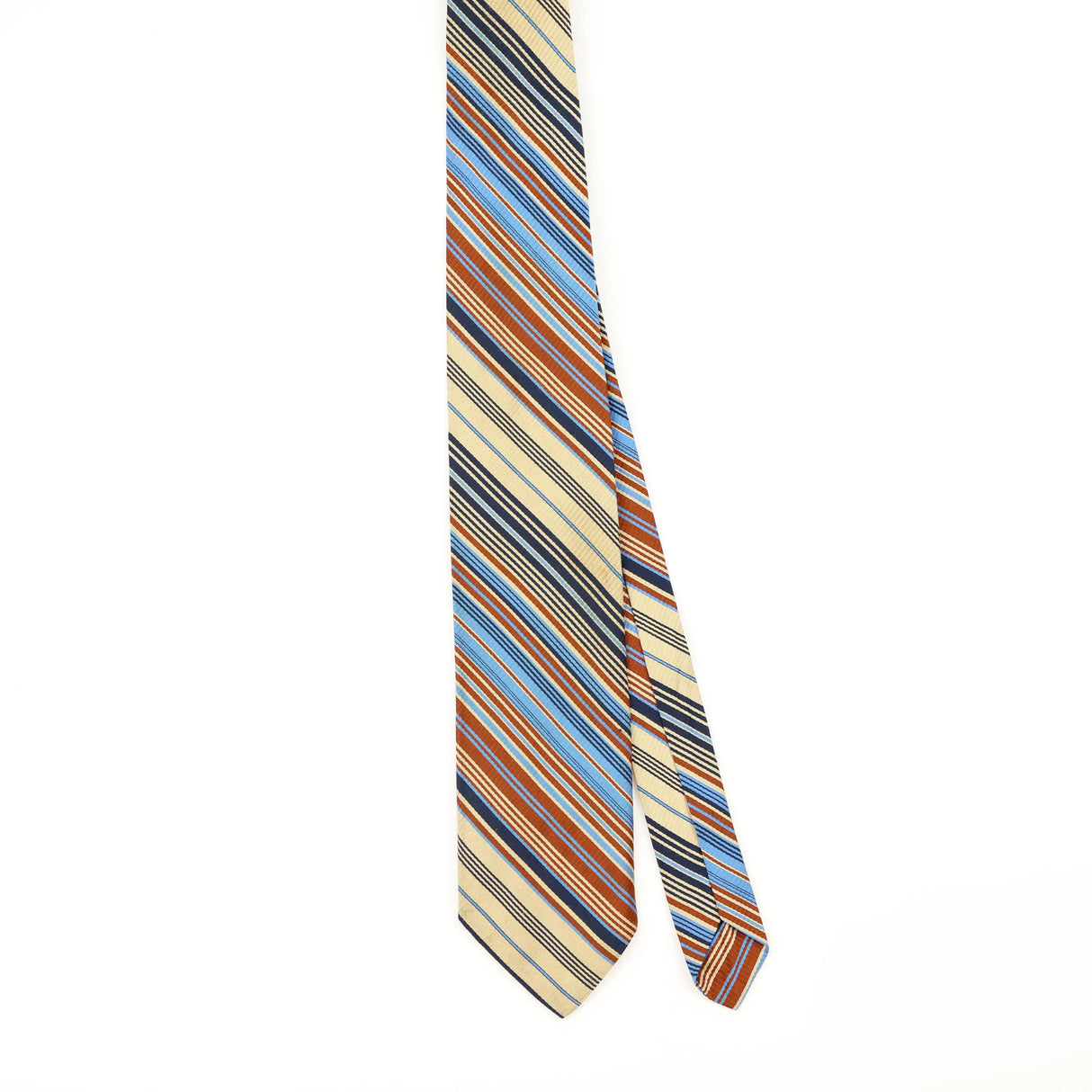 Front of Vintage 1980's Wembley Striped Patterned Tie