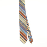 Front of Vintage 1980's Wembley Striped Patterned Tie