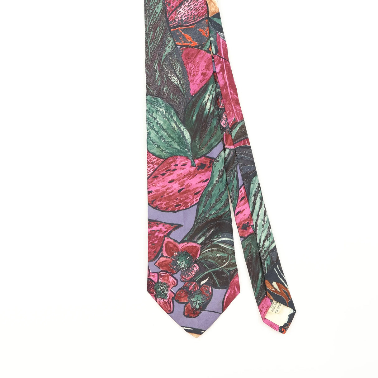 Front Detail of Vintage 1990's Abstract Patterned Tie
