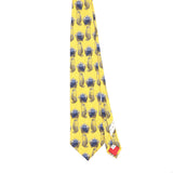 Front Front of Vintage 1990's Valentino Geometric Patterned Tie