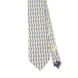 Front Front Detail of Vintage 1990's Valentino Abstract Patterned Tie