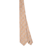 Front Front of Vintage 1990's Jos. A. Bank Medallion Geometric Patterned Tie