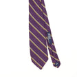 Front Front Detail of Vintage 1990's Ralph Lauren Striped Patterned Tie
