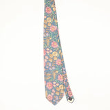 Front Front of Vintage 1990's Floral Patterned Tie