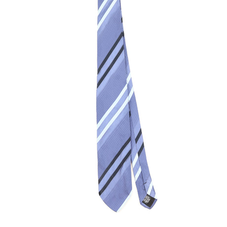 Front Front of Vintage Hugo Boss Striped Patterned Tie