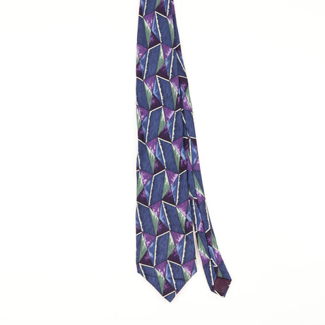 Front of Vintage 1990's Abstract Patterned Tie