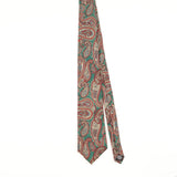 Front of Vintage 1990's Claybrooke Paisley Patterned Tie