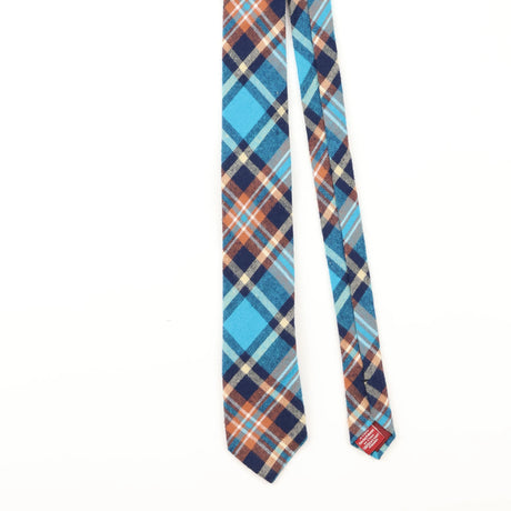 Front Detail of Vintage Penguin Plaids & Checks Patterned Tie