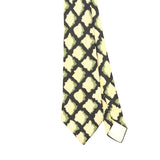 Front Front Detail of Vintage 1980's Nina Ricci Geometric Patterned Tie