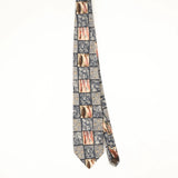 Front Front of Vintage 1990's Pierre Cardin Geometric Patterned Tie