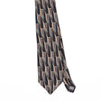 Front Front Detail of Vintage 1990's Haggar Geometric Patterned Tie
