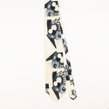 Front of Vintage 1990's Pierre Balmain Abstract Patterned Tie