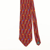 Front Detail of Vintage 1990's Polka Dot Patterned Tie