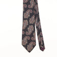 Front Detail of Vintage 1990's Paisley Patterned Tie