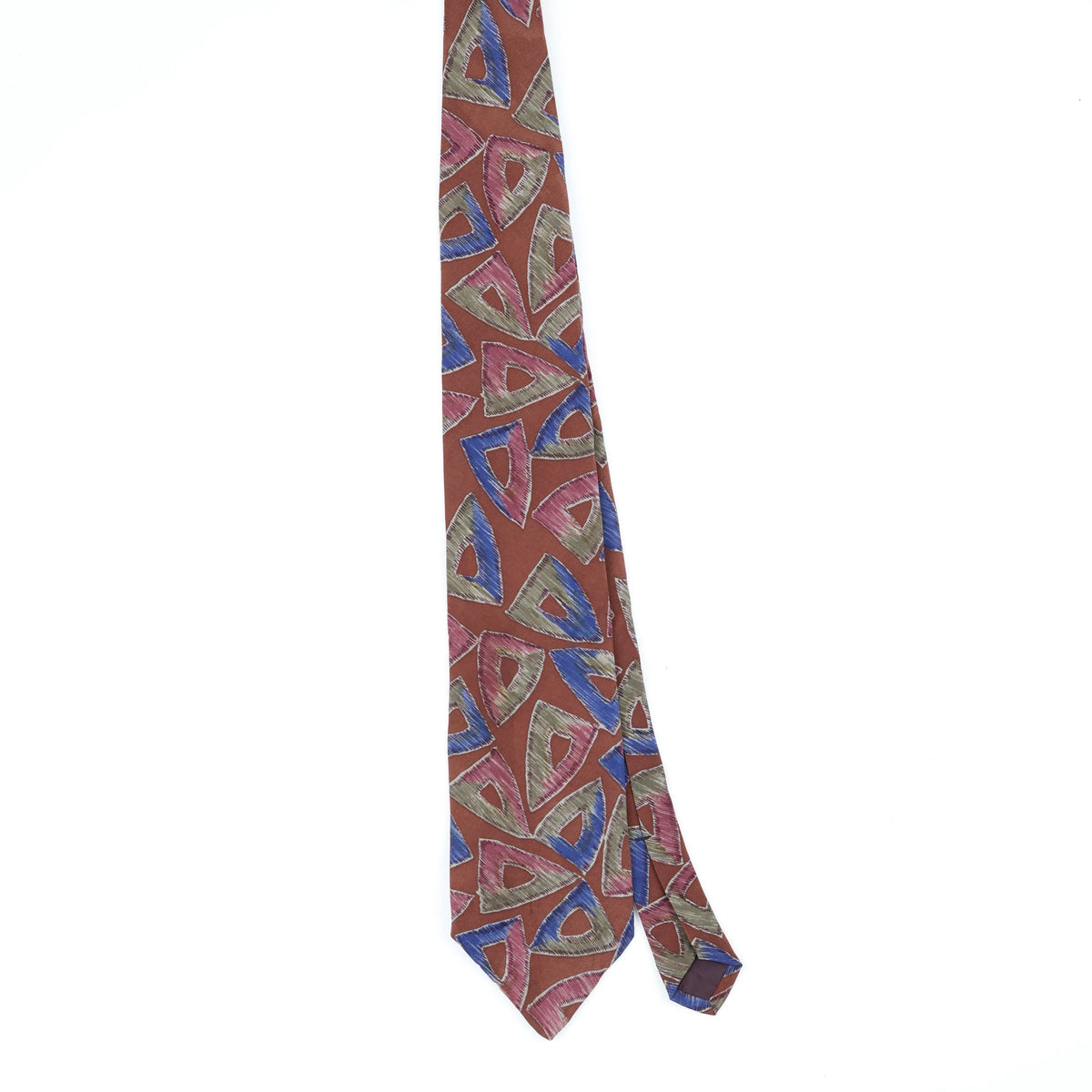 Front Front of Vintage 1990's John Henry Geometric Patterned Tie