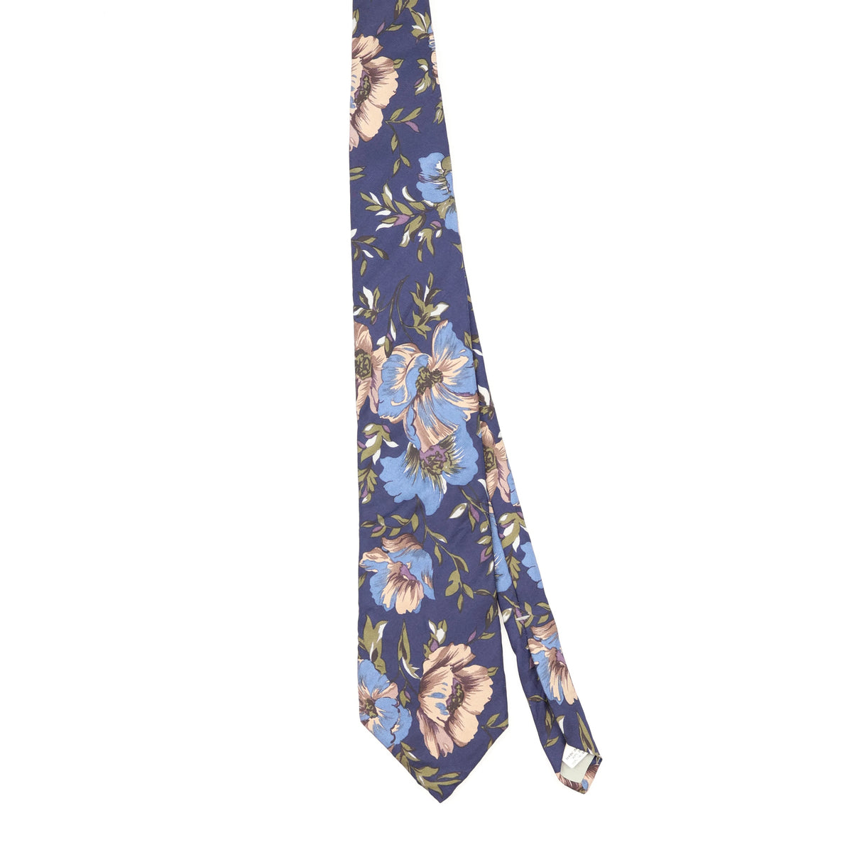 Front Front of Vintage 1990's Floral Patterned Tie