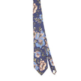 Front Front of Vintage 1990's Floral Patterned Tie