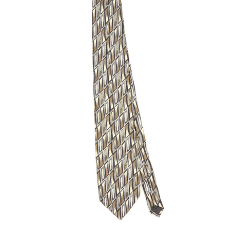 Front Front of Vintage 1990's Geometric Patterned Tie