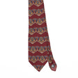 Front Front Detail of Vintage 1990's Christian Dior Floral Patterned Tie