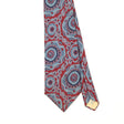 Front Detail of Vintage 1980's Abstract Patterned Tie