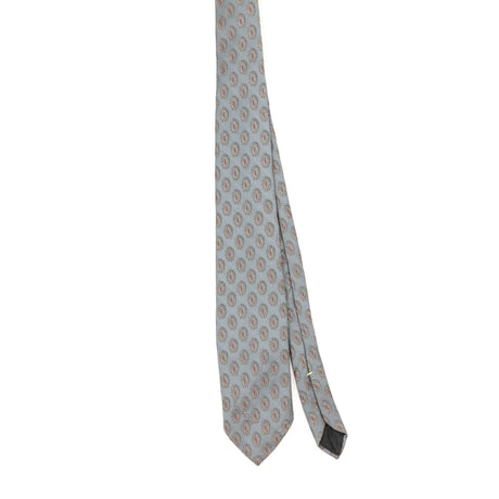 Front Front of Vintage 1990's Oscar De La Renta Geometric Patterned Tie