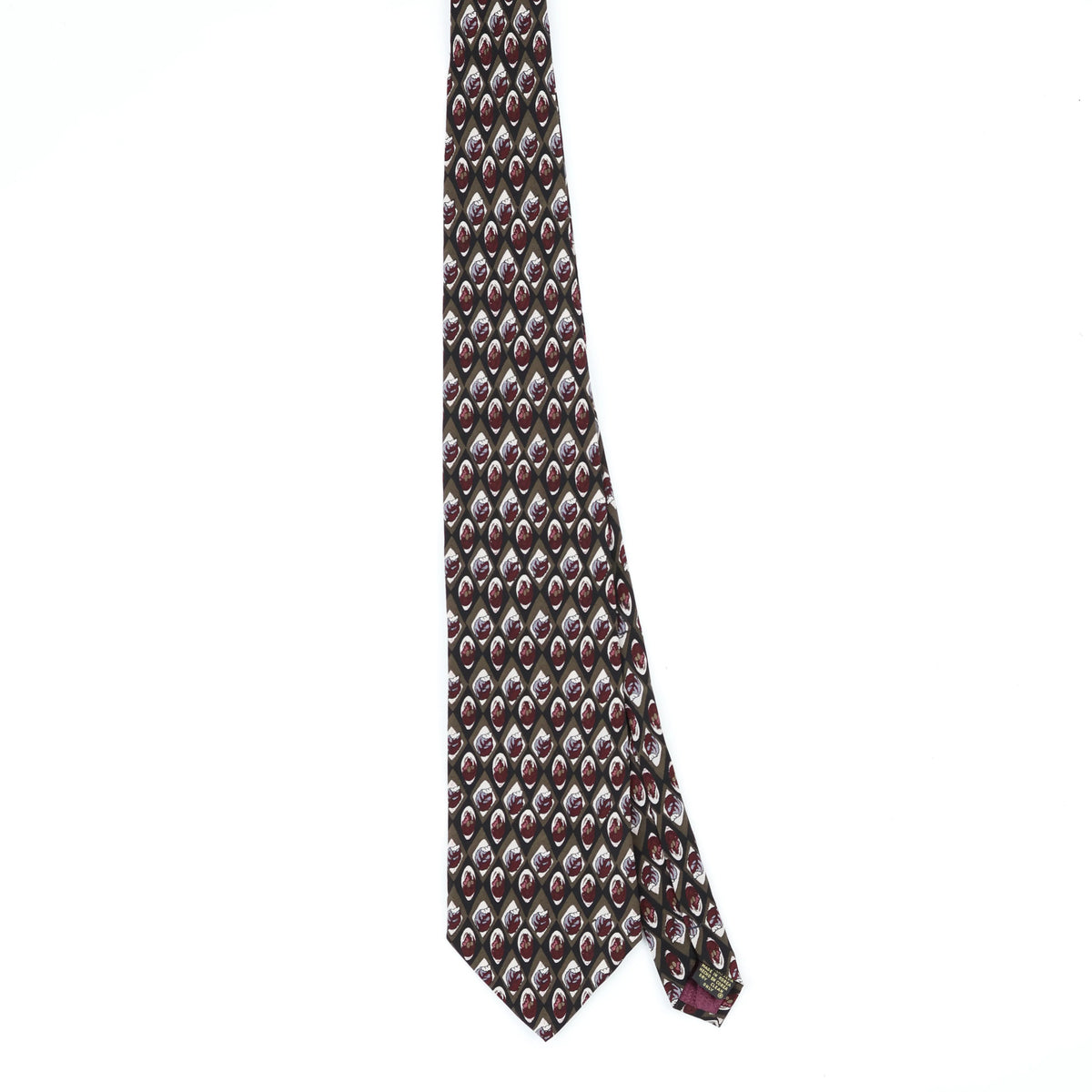 Front Front of Vintage 1990's Geometric Patterned Tie