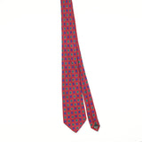 Front of Vintage 1980's Yves Saint Laurent Geometric Patterned Tie