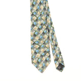 Front Detail of Vintage Jerry Garcia Robert Neurosis Geometric Patterned Tie