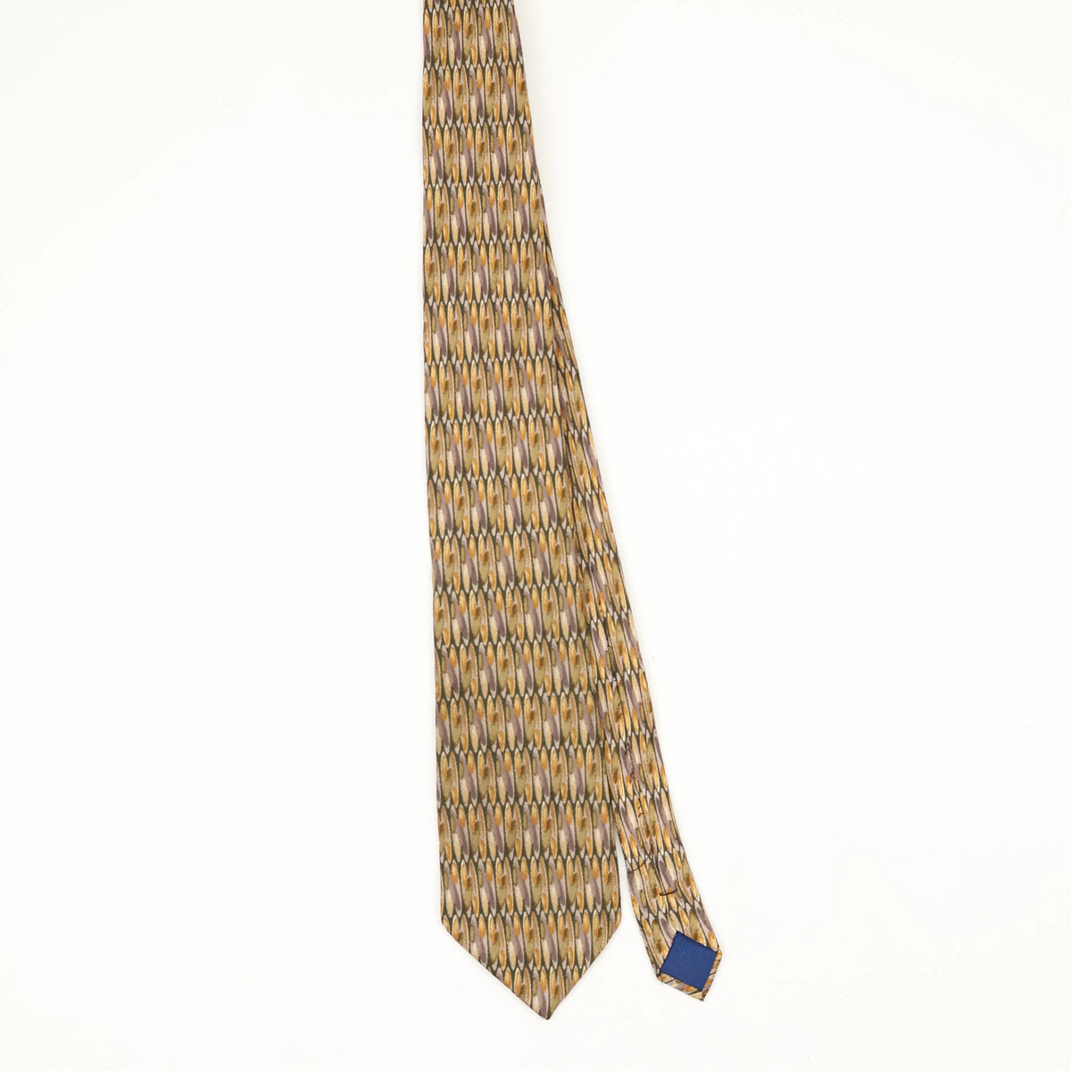 Front Front of Vintage 1990's Geometric Patterned Tie