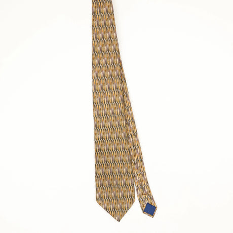 Front Front of Vintage 1990's Geometric Patterned Tie