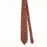 Front of Vintage Dazur Geometric Patterned Tie
