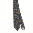 Front Front Detail of Vintage 1990's Giorgio Armani Abstract Patterned Tie