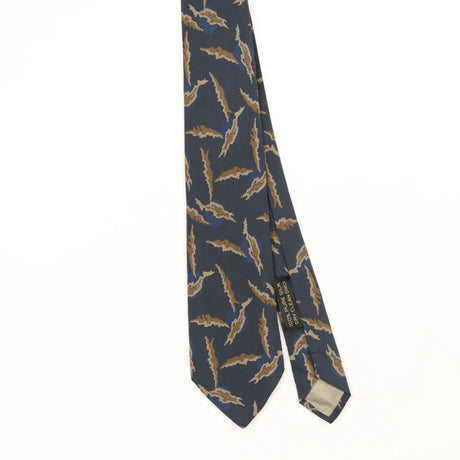 Front Front Detail of Vintage 1990's Giorgio Armani Abstract Patterned Tie